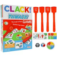 Amigo Games CLACK! THWACK! De Snelle Suction Cup Game! Gooi de Dobbelstenen, Vind de Match, en THWACK!
