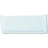 Deflecto Onbreekbare DocuPocket Wandorganizer, Legal Size, Transparant, Enkelvoudig vak, 43 x 7,6 x 16,5 cm (64301)