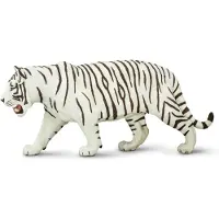 Safari Ltd. Witte Siberische tijgerfiguur - Gedetailleerd 25 cm plastic model - Leuk educatief speelgoed voor jongens, meisjes en kinderen vanaf 3 jaa