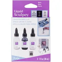 Polyform Set 3 flessen vloeibare klei basics - 30 ml -