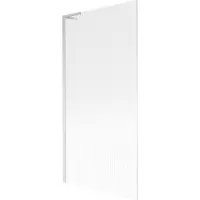Mexen Next L badwand 1-delig 90 x 150 , strepen, geborsteld nikkel - 895-090-000-03-09-97