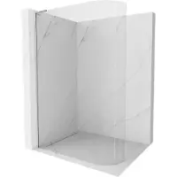 Mexen Kioto-R L ronde douchewand Walk-in 110 x 200 , transparant, chroom - 800-110-103-01-06