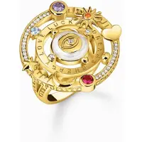 Thomas Sabo - TR2445-565-7-48 - Ring - Dames - 925er Zilver geel verguld - ringmaat 48