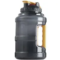 MaxPower 2,5L plastic sportwaterfles met brede mond voor buitensporten, waterfles met ruimte voor het drinken van flessenwater