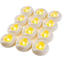 Typecat 12 stuks 2 inch LED drijvende kaars 200 uur watergeactiveerd vlamloos