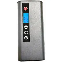 MaxPower (Grijs) 3 in 1 150 PSI Fietsluchtpomp Elektrische bandenpomp USB Oplaadbare Draagbare LED-zaklamp Power Bank