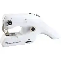 Typecat Automatische handnaaimachine, mini draagbare machine, draadloos voor volwassenen, doe-het-zelf thuisgereedschap C