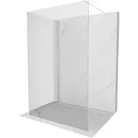 Mexen Kioto douchewand Walk-in 95 x 90 , transparant, wit - 800-095-212-20-00-090
