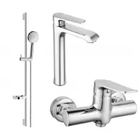 Mexen Pecos DS75 doucheset, chroom - 72714DS75-00