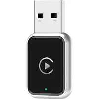 Tlily Draadloze CarPlay-Adapter voor , Converteer Bedraad Naar Draadloos, Miniformaat, Bedraad Naar Draadloos Auto-AI-Box