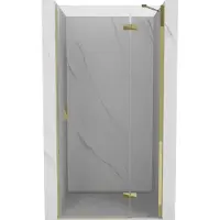 Mexen Mist-H draaideur douchedeur rechts 85 , transparant, goud - 8A5-085-000-50-00-P