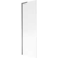 Mexen Next L badwand 1-vleugelig 60 x 150 , strepen, gun metal - 895-060-000-03-09-95