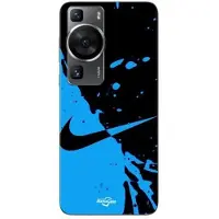 Nike Coque - - P60 - Zwart en blauw - Flexibel - Logo