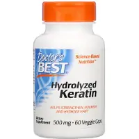 Doctor's Best,Lääkärin paras - Gehydrolyseerde Keratine, 500mg - 60 capsules