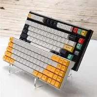 Torribaly 2-laags toetsenbord displaystandaard, helder acryl tablet mechanische houder, gamingstandaards