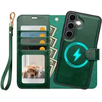 Ocase voor Samsung Galaxy S25 Plus Afneembare portemonnee-hoes met kaarthouder [2 in 1] PU-lederen flip-folio-hoes met RFID-blokkeerstandaard Pol