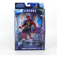 MaxPower (Spiderman) Nieuwe Avengers Infinity War LED 16 cm actiefiguren Pop Kapitein Kindercadeauspeelgoed