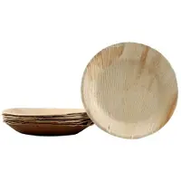 KOKA 50x Palmblad Eco-bord Bio-servies rond Gr. 25 cm Party wegwerp composteerbaar