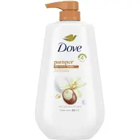 Dove Pamper Shea Butter & Vanilla Body Wash met Pomp 907ml – Hydraterende Douchegel met MicroMoisture – 24 Uur Hydratatie voor een Zijdezachte Huid
