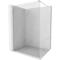 Mexen Kioto douchewand Walk-in 55 x 200 , transparant 8 mm, geborsteld nikkel - 800-055-101-97-00
