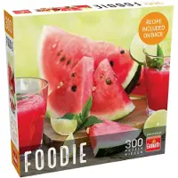 Goliath Foodie-puzzels: Watermeloensmoothie puzzel van 300 stukjes met een afgewerkt formaat van 19,5" x 14,25!