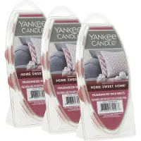 Yankee candle Home Sweet Home Waswas, 6 Stuks (3 Verpakkingen), Geschikt voor Alle Waswarmers