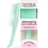 Tangle Teezer Fine & Fragile Ultimate Detangler Brush Detangles & Reduces Breakage Travel-Size Mini Hair Brush Mint