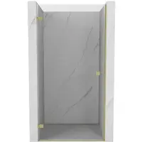 Mexen Lunar-B draaideur douchedeur links 60 , transparant, goud geborsteld - 832-060-000-55-00-L