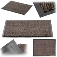 Kadax Antislip vuilvangmat, deurmat voor binnen en buiten, deurmat voor entrees en huisdeuren (bruin, 80 x 120 cm)