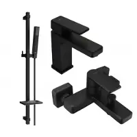 Mexen Mino DQ77 badset, zwart - 72403DQ77-70