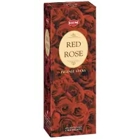 HEM Rode Rozen Premium Wierook Sticks - (120 Sticks, 6 Dozen) - 9 Inch, Verdrijf Negativiteit, Induceer Ontspanning, Spirituele Kracht