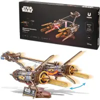 Ugears 3D Modelbouw - Anakin Skywalker's Podracer - Star Wars - Mechanisch Bouwpakket Hout - Educatief Speelgoed