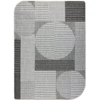 Rugsx ORGANIC 2769 sisaltapijt Geometrisch ecru / grijs – natuurlijk, modern, onregelmatige vorm 133x190 cm