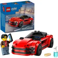 LEGO City Rode Sportauto Speelgoed - Bouwspeelgoed voor Kinderen, 5+ Jaar - Educatief Geschenk voor Feestdagen