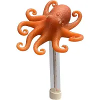 Jehiatek Octopus zwembadthermometer, drijvende watertemperatuurtester voor spavijvers en binnenbaden