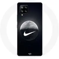 Nike Coque - - Galaxy A42 5G - Zwart - Souple - Motief Maan