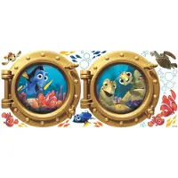 RoomMates Giant Nemo Hublot Disney Stickers - ROOM MATES - Sticker - Kind - Blauw