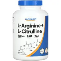 Nutricost - L-Arginine L-Citrulline Complex Capsules (240 capsules)