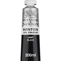 Taidepiste Winton olieverf 337 lamp black (200ml)