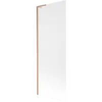 Mexen Next L badwand 1-vleugelig 70 x 150 , matglas, geborsteld koper - 895-070-000-03-30-65