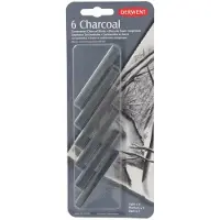 Derwent - Compressed Charcoal Sticks Pack of 6 pcs. (601071)