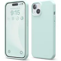 Elago Hoesje van vloeibare siliconen Compatibel met iPhone 15 Premium siliconen hoesje voor volledige lichaamsbescherming [4-laags anti-schokstructuu