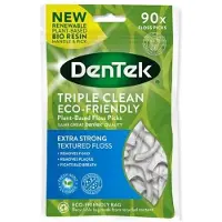 Dentek Mint Flosdraad - Tandheelkundige producten - 90 stuks, met fluoride tegen cariës
