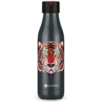 Les Artistes Isolerende fles - - Tijger 500 ml - RVS - Dubbele wand - Hermetische dop