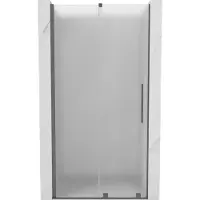 Mexen Velar schuifdouchedeur 120 , matglas, gun metal - 871-120-000-31-95