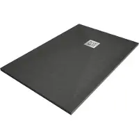 Mexen Stone+ rechthoekige composiet douchebak 140 x 90 , antraciet - 44719014