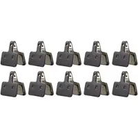 Typecat Fietsremblokken 10 paar fietsremblokken, fietsonderdelen hars semi-metalen schijfremblokken voor B01S M395 M446 M485 M486 M416 Deore M515 M5