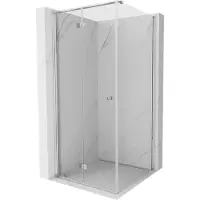 Mexen Mist-F opvouwbare douchecabine links 70 x 70 , transparant, chroom - 8A6T-070-070-01-00-L