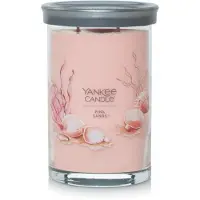 Yankee candle Pink Sands Geurkaars, Signature 20oz Grote Tumbler 2-Wick Kaars, Meer dan 60 Uur Brandtijd