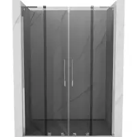 Mexen Velar L Duo schuifdouchedeur 160 , grafiet, chroom - 871-160-003-42-01